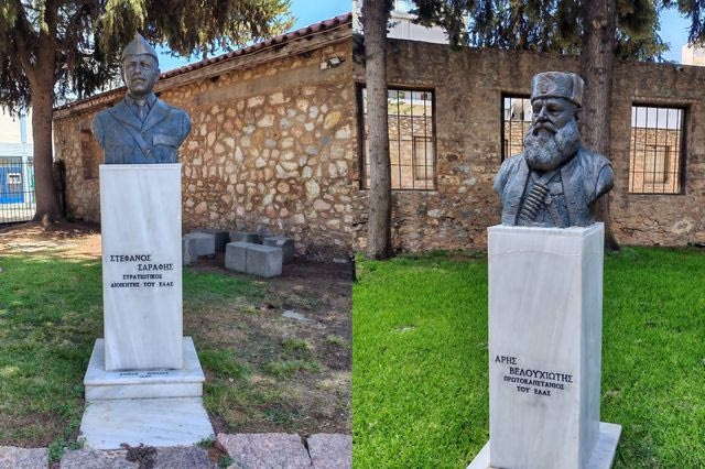 Ξανά στη Μάντρα της Κοκκινιάς οι προτομές του Βελουχιώτη και του Σαράφη