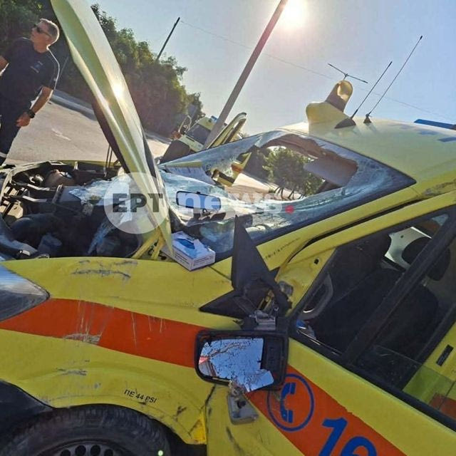 Χανιά: Συγκλονίζουν οι λεπτομέρειες της σύγκρουσης του ασθενοφόρου με ΙΧ