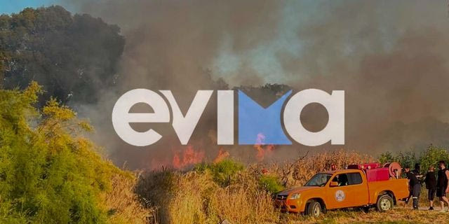 Φωτιά στην Ερέτρια Εύβοιας – Στο σημείο της Πυροσβεστικής