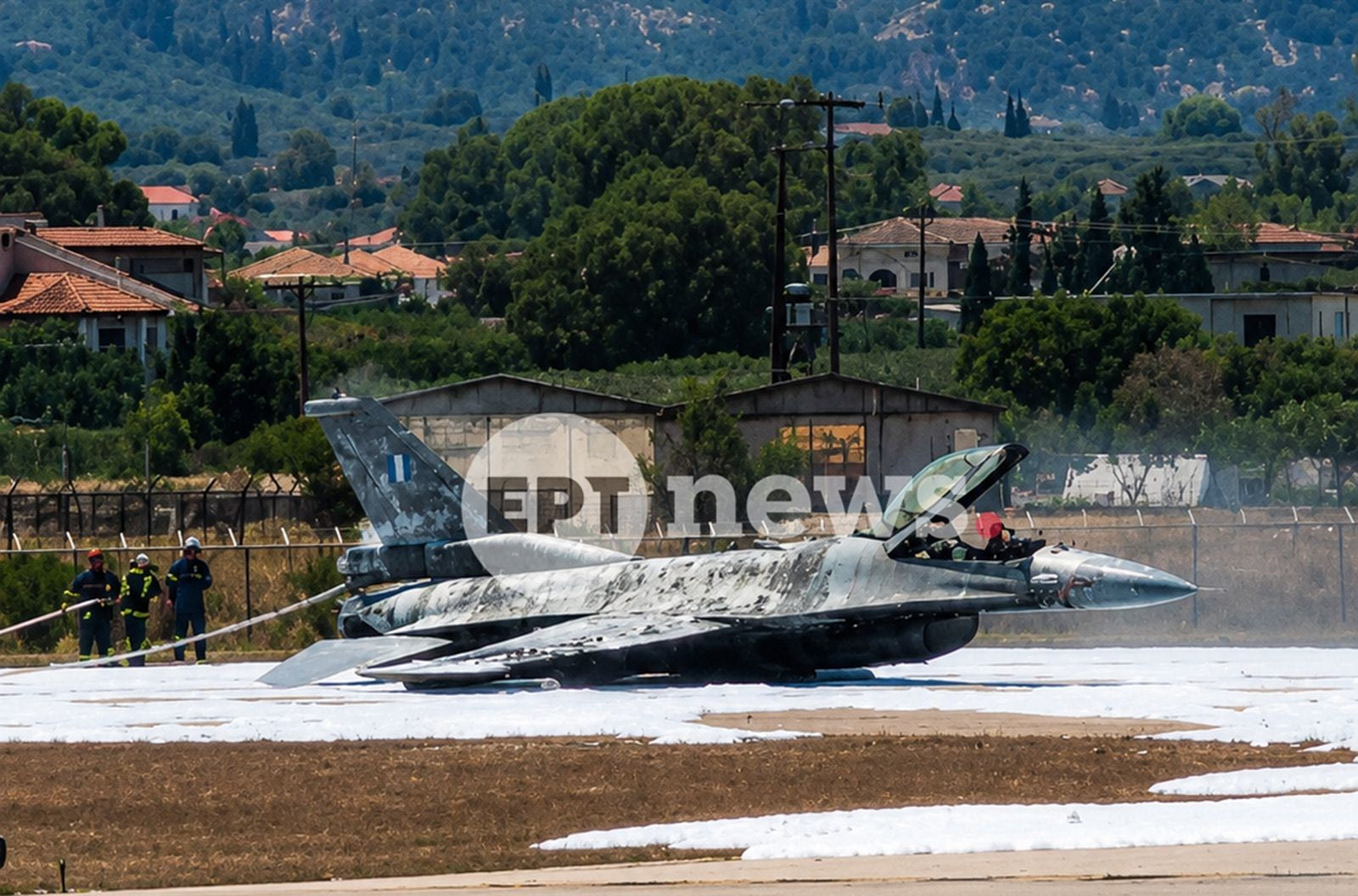 Ζάκυνθος: Αναγκαστική προσγείωση F-16 στο αεροδρόμιο