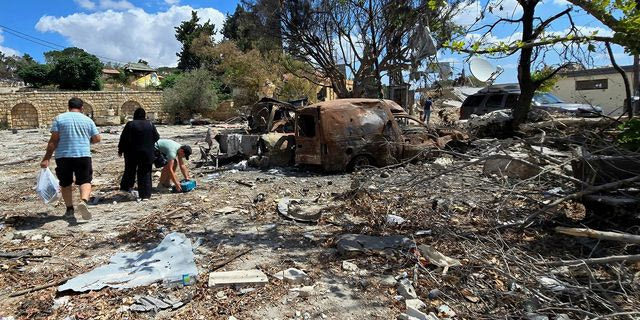 Εικόνες καταστροφής στον νότιο Λίβανο από τις ισραηλινές επιθέσεις