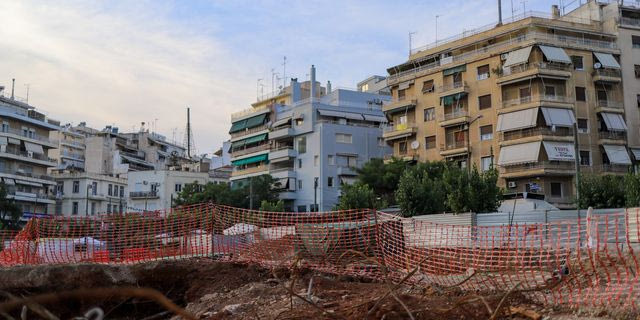 Έργα του Μετρό στην Κυψέλη (φωτογραφία αρχείου)