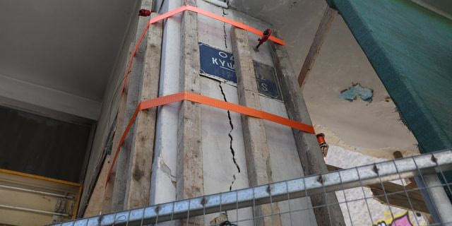 Εμφάνιση ρωγμών σε πολυκατοικίες στη Κυψέλη