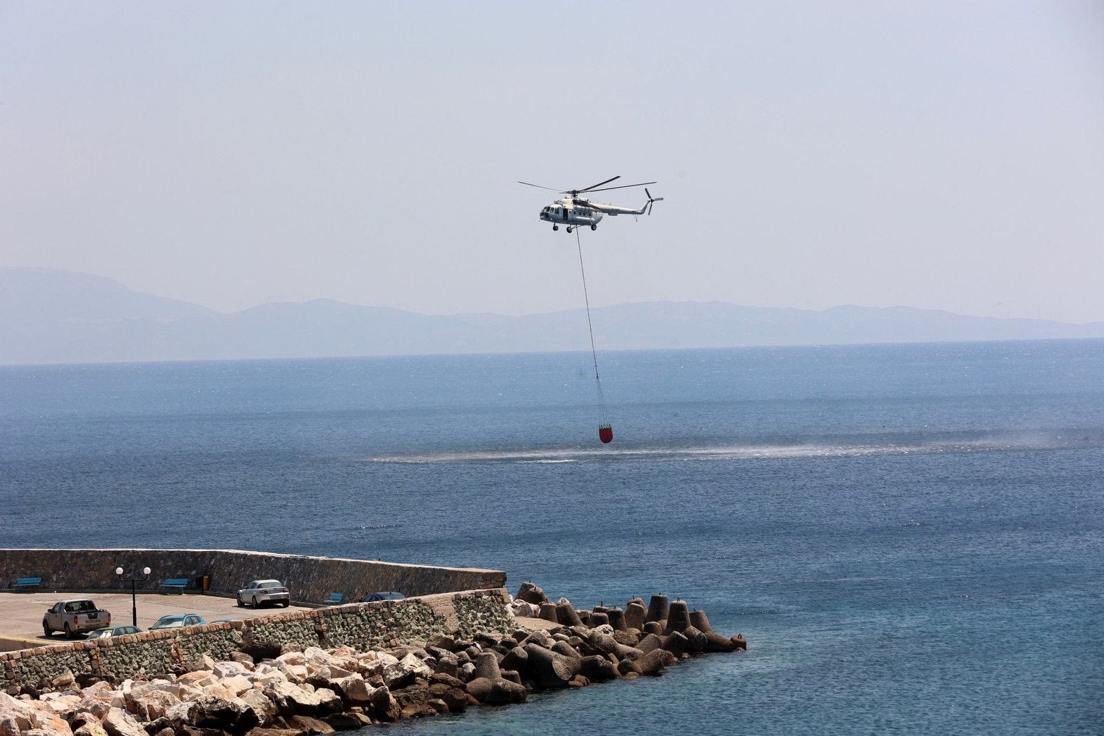 Φωτιά στη Λέσβο