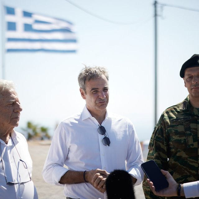 Επίσκεψη του Πρωθυπουργού Κυριάκου Μητσοτάκη στο Αγαθονήσι