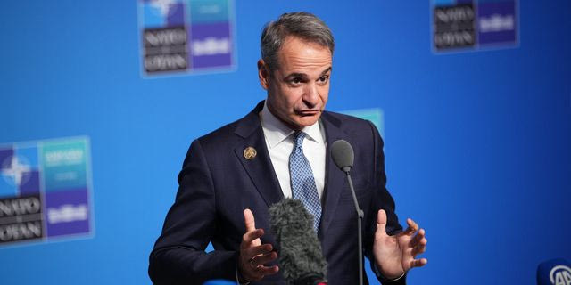 Ο Κυριάκος Μητσοτάκης στη Σύνοδο Κορυφής του ΝΑΤΟ