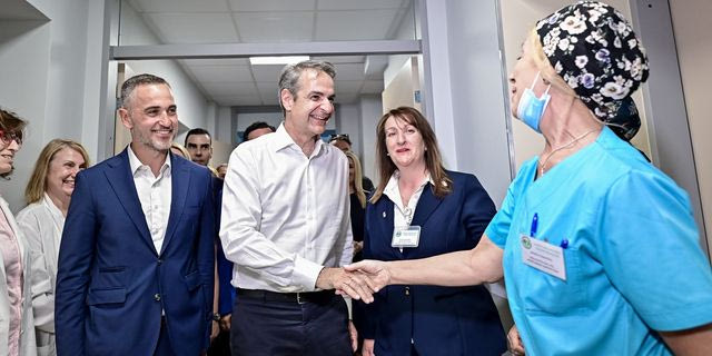 Στο Παίδων Πεντέλης ο Μητσοτάκης μετά τη μεγάλη ανακαίνιση
