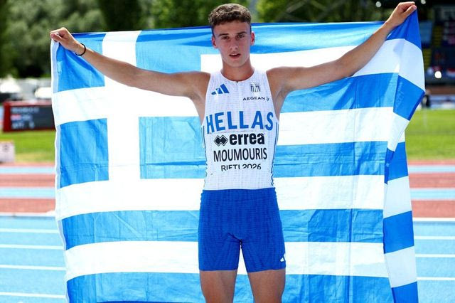 Ευρωπαϊκό Πρωτάθλημα στίβου Κ18: Χάλκινο μετάλλιο για τον Μουμούρη στο φινάλε