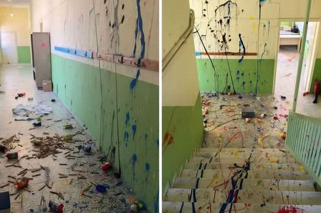 Άγνωστοι βανδάλισαν δημοτικό σχολείο στη Νάξο – “Αισθάνομαι ντροπή” λέει ο διευθυντής