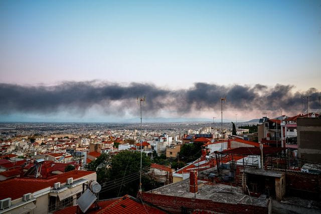 Το νέφος από το Ωραιόκαστρο ενδέχεται να φτάσει στην Εύβοια – Χάρτης
