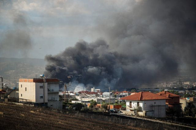 Φωτιά στο Ωραιόκαστρο στην Θεσσαλονίκη