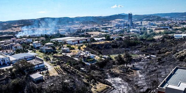 Πυρκαγιά στο Ωραιόκαστρο Θεσσαλονίκης