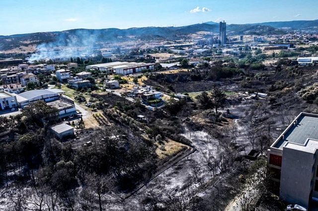 Πυρκαγιά στο Ωραιόκαστρο Θεσσαλονίκης