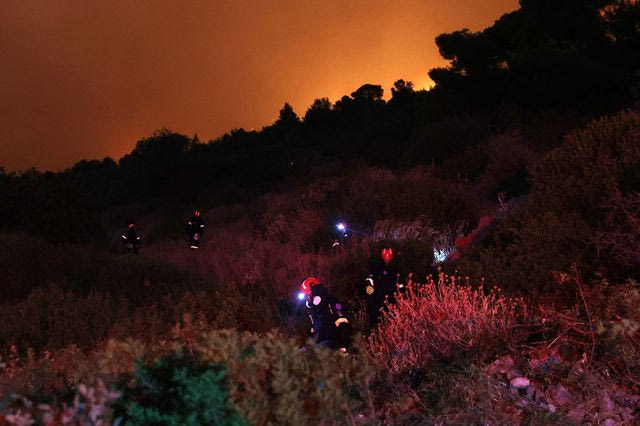 Στο Πόρτο Γερμενό ο Ευάγγελος Τουρνάς για τη μεγάλη φωτιά