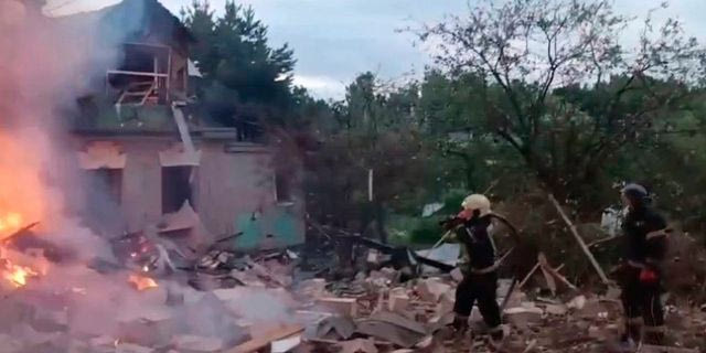Πυρκαγιά στη Μόσχα μετά από ουκρανική επίθεση με drones (αρχείου)