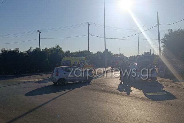 Βίντεο – ντοκουμέντο: Η στιγμή που το ασθενοφόρο συγκρούεται με το ΙΧ στα Χανιά