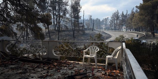 Φωτιά στη Σίβηρη Χαλκιδικής