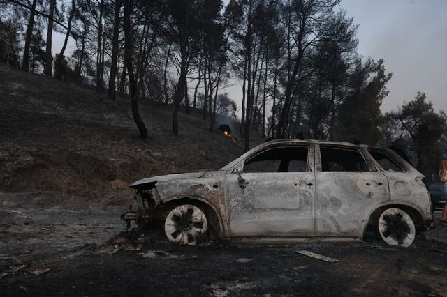 Φωτιά στη Χαλκιδική: Μάχη με διάσπαρτες εστίες και αναζωπυρώσεις – Ζημιές σε σπίτια