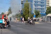 Φωτιά σε αυτοκίνητο στην Αλεξάνδρας – Δυσχέρεια στην κυκλοφορία των οχημάτων