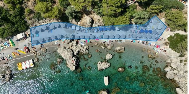 Ρόδος: Κατέλαβαν παράνομα παραλία με… 438 ευρώ