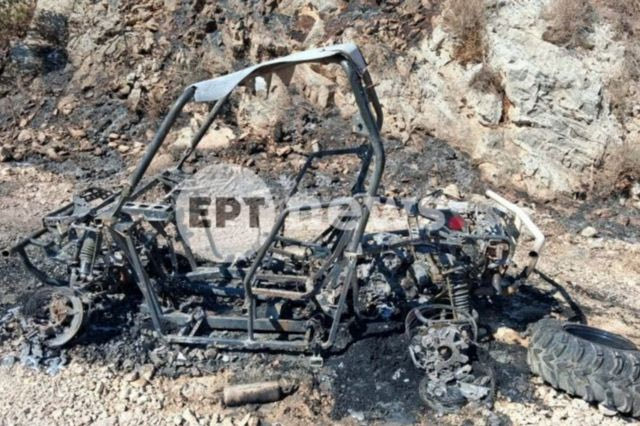 Φωτιά στον Μαραθιά Ζακύνθου: Ένα όχημα τύπου Beach Buggy ο “εμπρηστής”