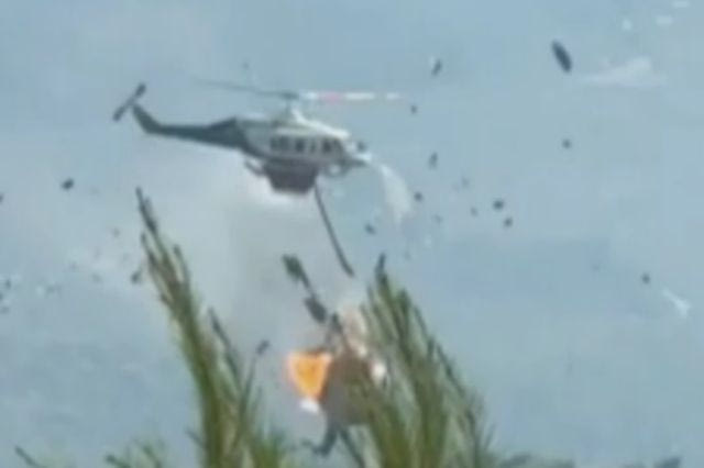 Βίντεο ντοκουμέντο από τη σύγκρουση των δύο ελικοπτέρων στην Ψάθα