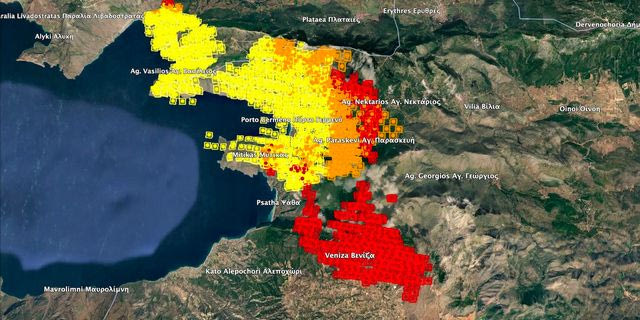 Βοιωτία – Αττική: Πάνω από 100.000 στρέμματα έχουν καεί – Προς χαρακτηρισμό ως “Megafire”
