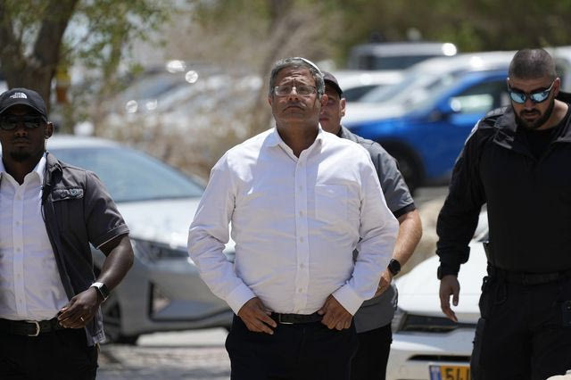 Ο υπουργός Εθνικής Ασφάλειας του Ισραήλ, Ιταμάρ Μπεν-Γκβιρ