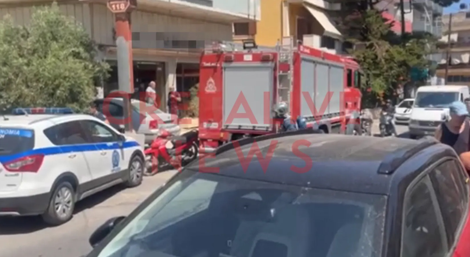 Ηράκλειο: Αναστάτωση από έκρηξη στην οδό Θερίσου – Έσπασαν τζάμια, ένας ελαφρά τραυματίας