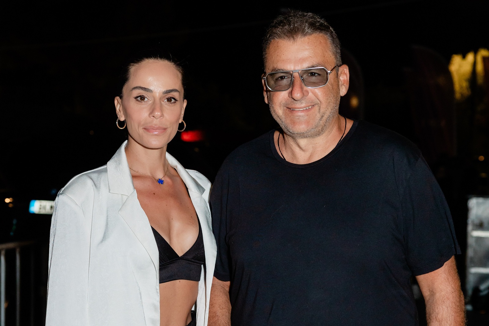 Γιώργος Λιάγκας και Μαρία Αντωνά απόλαυσαν το γεύμα τους σε εστιατόριο της Μυκόνου
