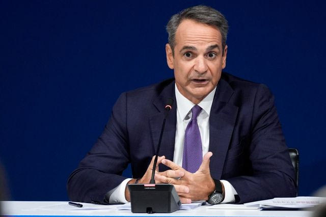 Ο Κυριάκος Μητσοτάκης στη ΔΕΘ