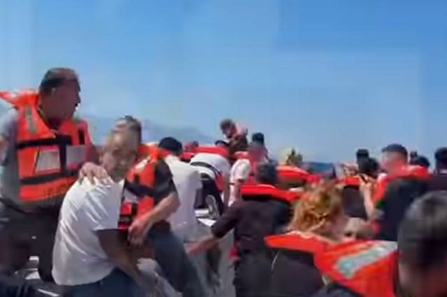 Πλοίο με περίπου 270 επιβάτες ανετράπη ανοιχτά της Κερύνειας – Σε εξέλιξη επιχείρηση διάσωσης