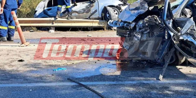 Σοκαριστικό τροχαίο στην Κάτω Αχαΐα – Γυναίκα ανασύρθηκε απανθρακωμένη