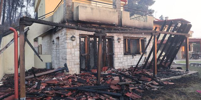 Πυρκαγιά στη περιοχή Σιβήρη στη Χαλκιδική.