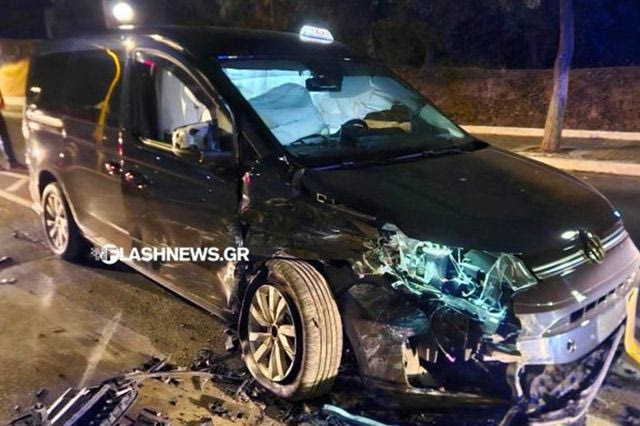 Χανιά: Οδηγός χάνει τον έλεγχο, μπαίνει στο αντίθετο ρεύμα και συγκρούεται με ταξί – Βίντεο