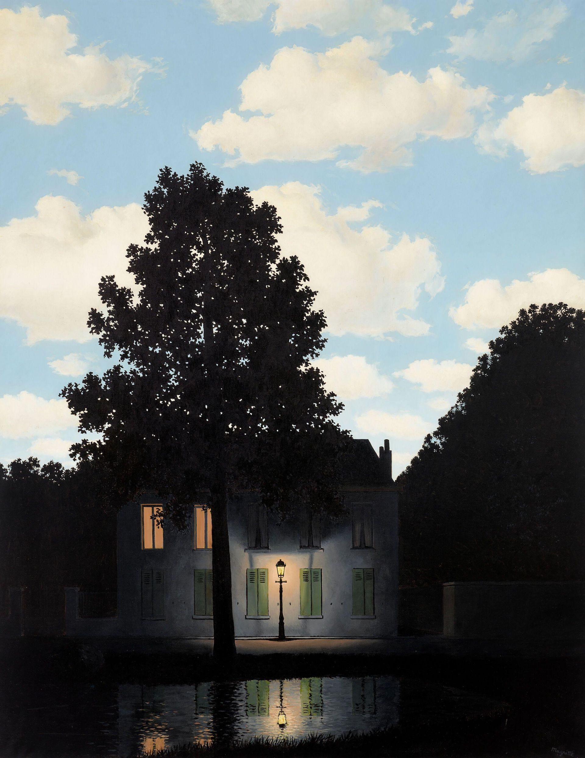 3CP6RT3 L'empire des lumieres (The Empire of Light). Museum: PRIVATE COLLECTION. Author: Rene Francois Ghislain Magritte.