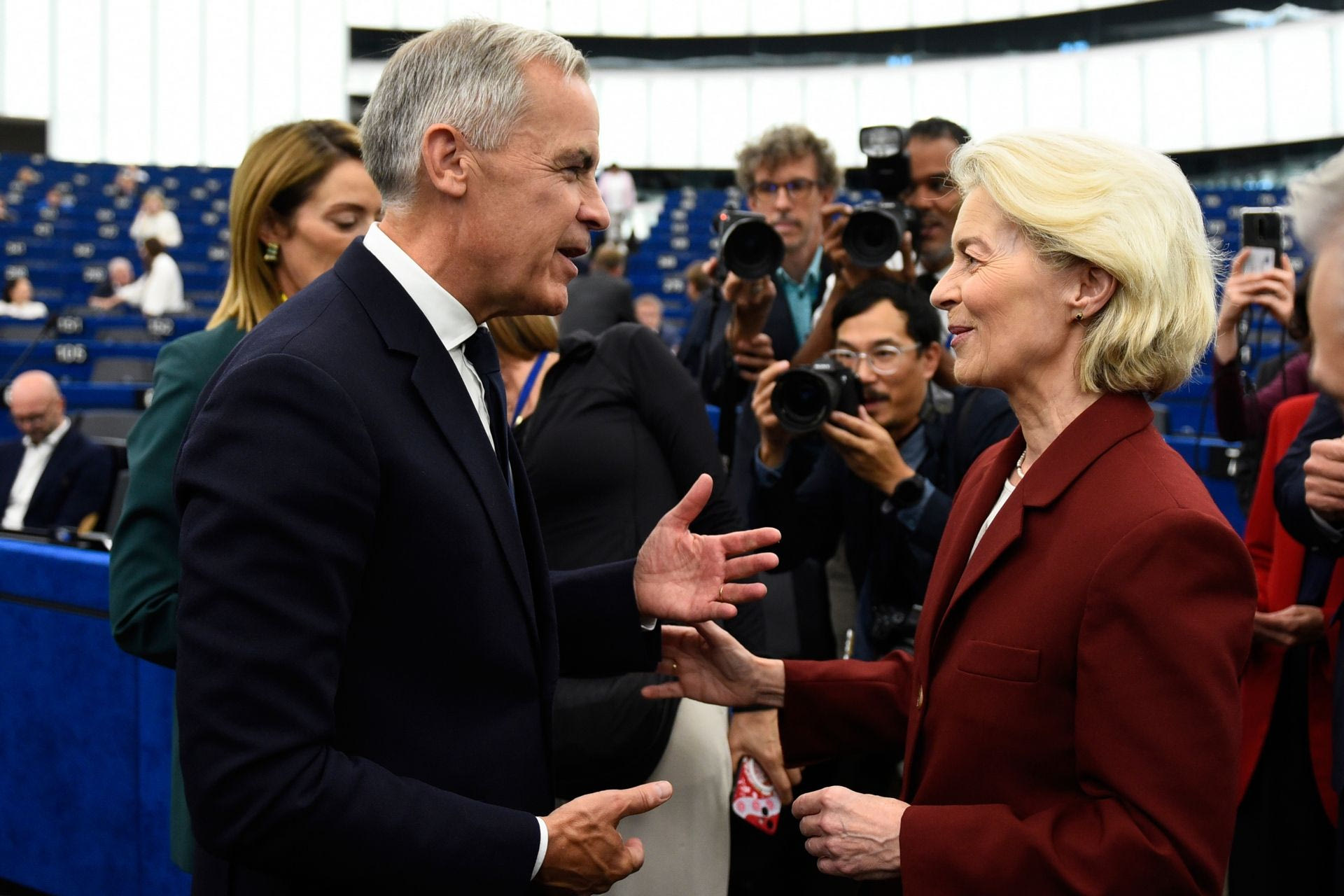 Mark Carney και Ursula von der Leyen