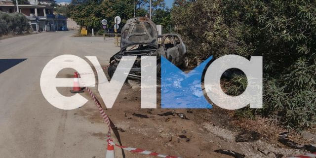 Χαλκίδα: ΙΧ έπεσε σε στάση λεωφορείου και τυλίχθηκε στις φλόγες – Δύο τραυματίες