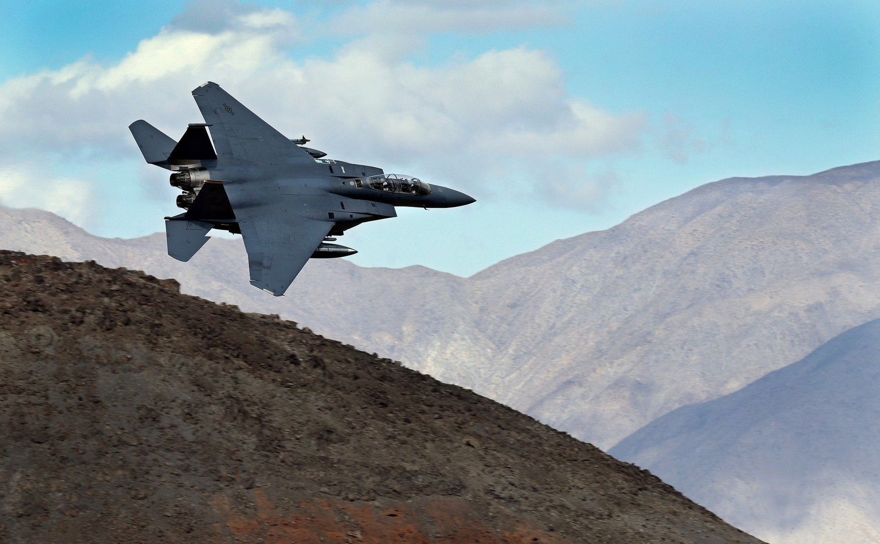 Αεροσκάφος F-15E της πολεμικής αεροπορίας των ΗΠA