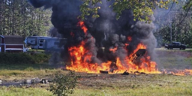 Συντριβή μαχητικού αεροσκάφους F-16 στο Μίσιγκαν