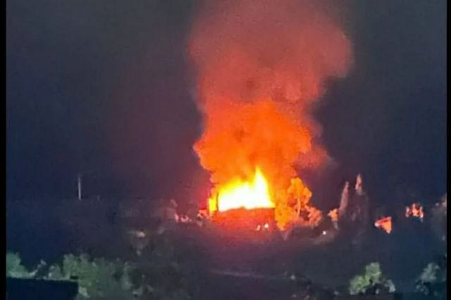 Φωτιά σε οινοποιείο της Πάτρας