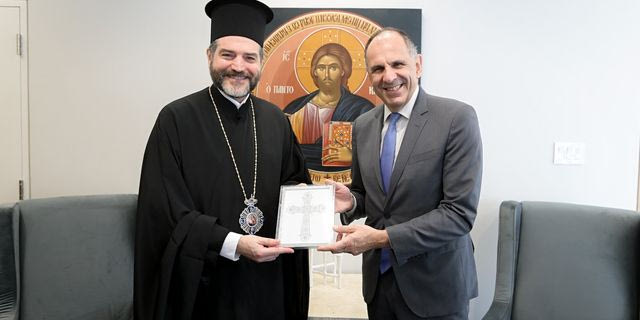Στο Τορόντο ο Γεραπετρίτης- Συνάντηση με τον Αρχιεπίσκοπο Καναδά