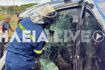 Ηλεία: Έξι τραυματίες σε σοβαρό τροχαίο, ανάμεσά τους δύο παιδιά