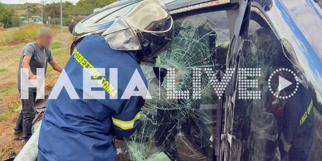 Ηλεία: Έξι τραυματίες σε σοβαρό τροχαίο, ανάμεσά τους δύο παιδιά