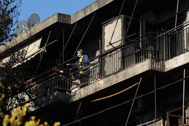 Εικόνες ολικής καταστροφής στη Νέα Ιωνία – Οι εκρήξεις και το αιματηρό συμβάν το 2023