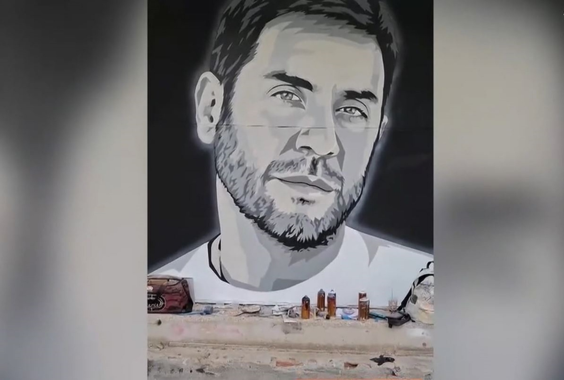 Εντυπωσιακό graffiti του Μαζωνάκη στην Καλαμαριά – “Ήθελα να τον τιμήσω με κάθε δυνατό τρόπο”