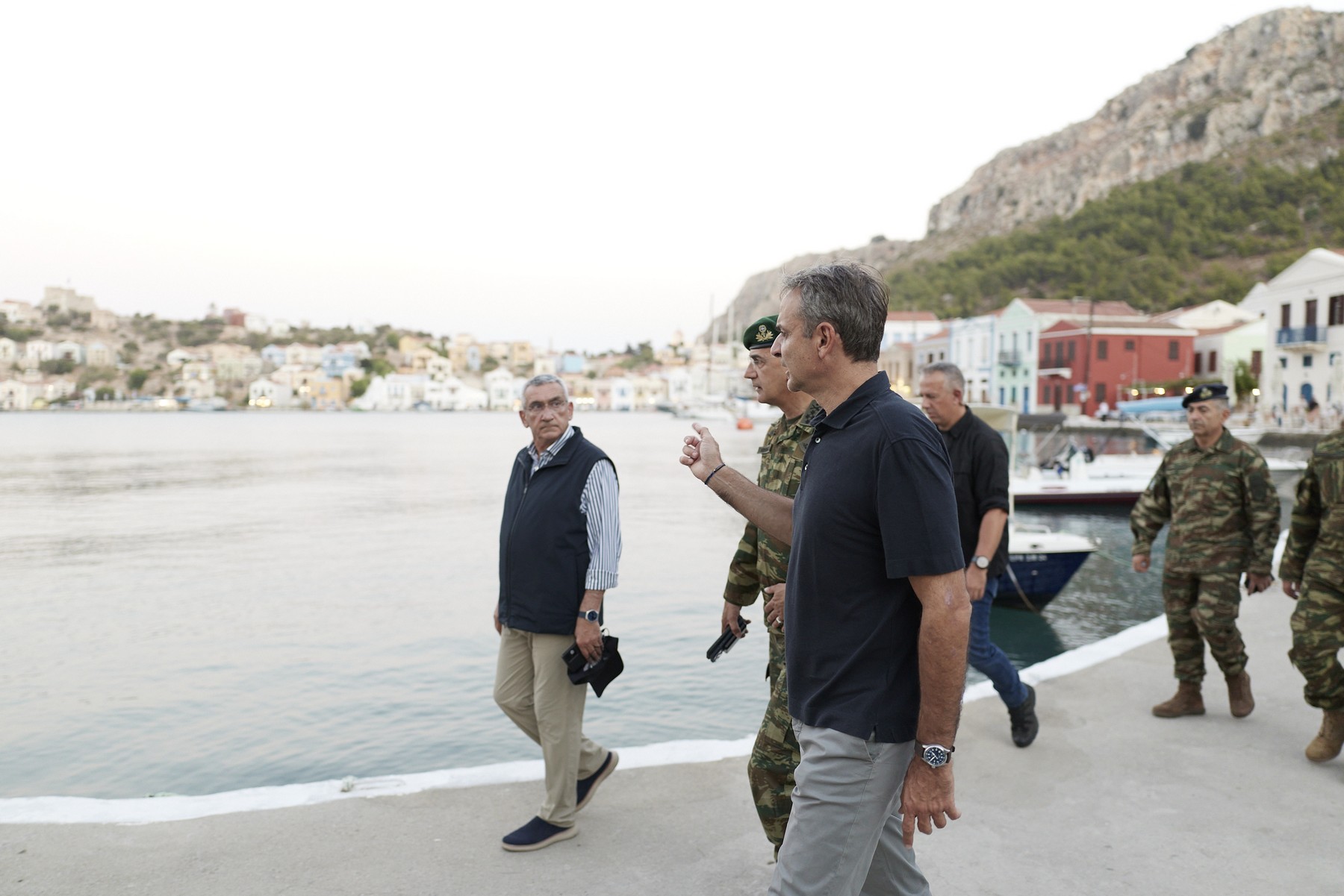 Στο Καστελλόριζο ο Κυριάκος Μητσοτάκης για την 83η επέτειο της Απελευθέρωσης