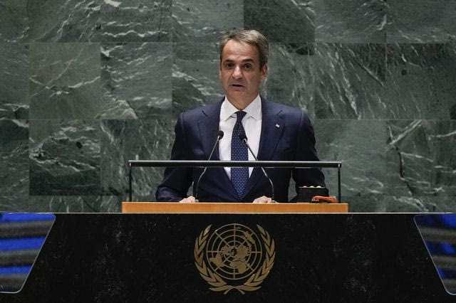 Ο Κ. Μητσοτάκης στο βήμα του ΟΗΕ (φωτογραφία αρχείου)