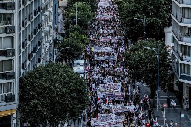 ΔΕΘ: Ηχηρό μήνυμα έστειλαν χιλιάδες διαδηλωτές από τη Θεσσαλονίκη