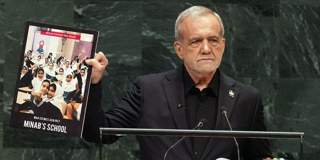 Ο πρόεδρος του Ιράν, Μασούντ Πεζεσκιάν, στη ΓΣ του ΟΗΕ